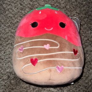 Squishmallows Scarlet Strawberry and Chocolate Plush
